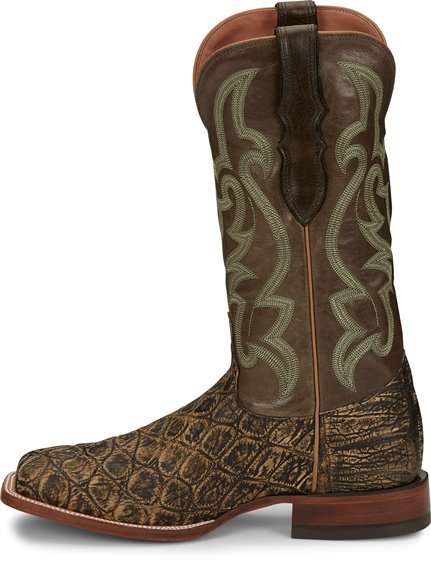 Justin Boots Boomer Crocodile - Antique Saddle (8594)