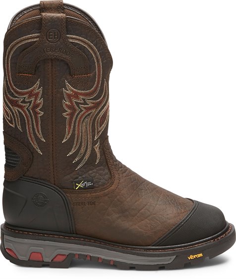 Justin Boots Borehole Steel Toe Mahogany (WK2114)