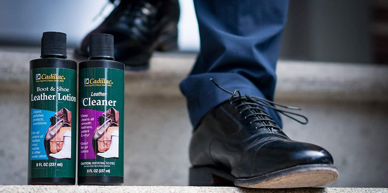 Cadillac Boot and Shoe Leather Conditioner and Cleaner Lotion