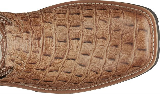 Justin Boots Derrickman - Caramel Croc Print (WK4838)