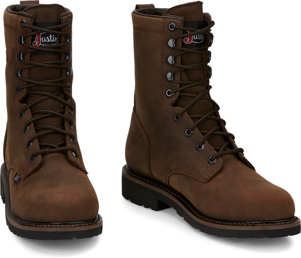Justin Boots Drywall Steel Toe - Brown (SE961)