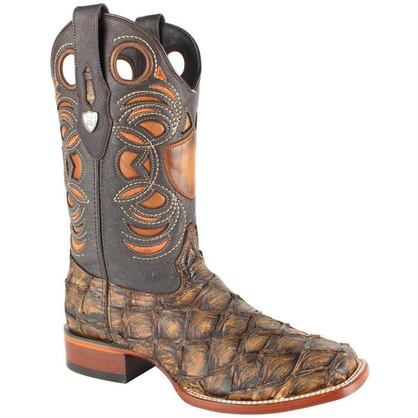 Wild West 28241088 Men's | Color Cognac | Men’s Wild West Pirarucu Fish Boots Handcrafted