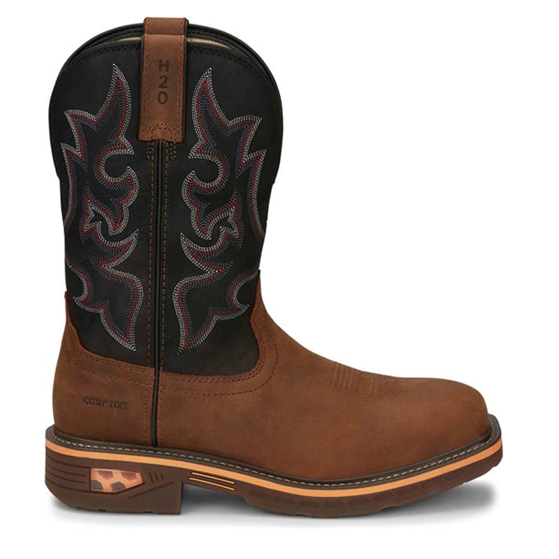 Justin Boots Resitor Nano Comp Toe Rustic Brown (CR4012)