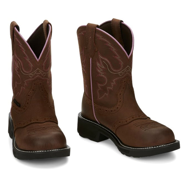 Justin Boots Wanette Steel Toe Aged Bark (GY9980)