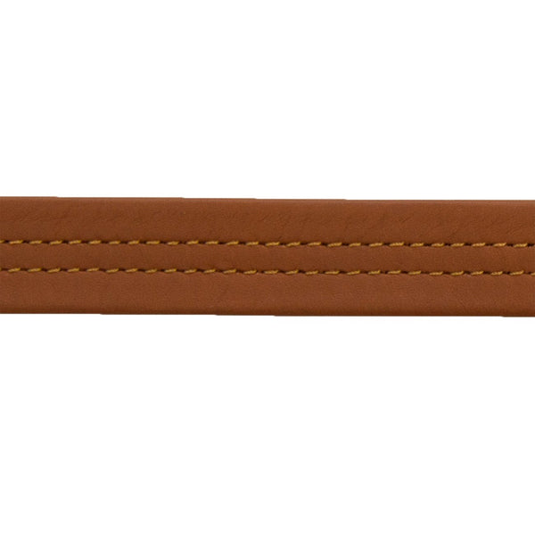 Mid-Stitch Purse Strap 5/8  #630  Saddle Tan Double - Fold (#27624) -1 YD