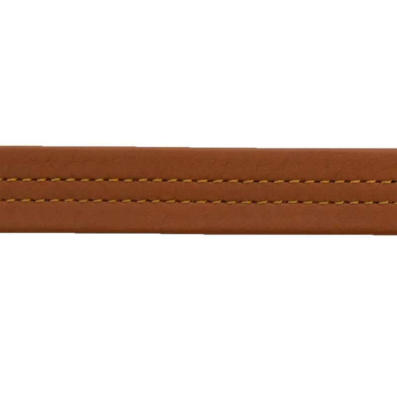 Mid-Stitch Purse Strap 3/4  #630  Sanddle Tan Double - Fold (#27614) -1YD