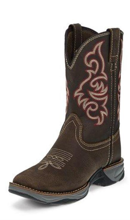 Tony Lama Kid's Spindletop Brown  (LL550)