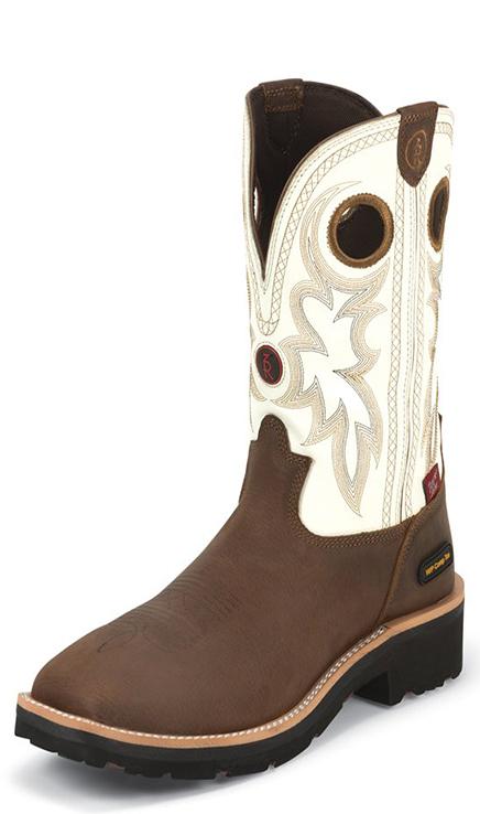 Tony Lama Men's Midland White (RR3302)