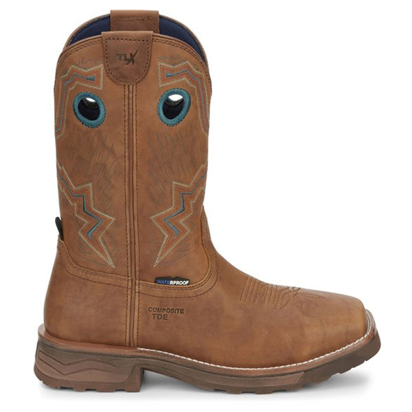 Tony Lamas Boots Lumen Comp Toe Golden Brown (TW3420)