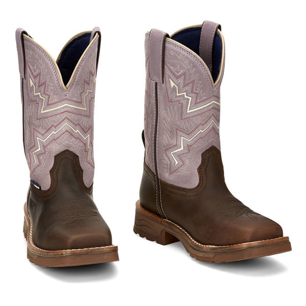 Tony Lamas Boots Lumen Comp Toe Brown (TW3421)