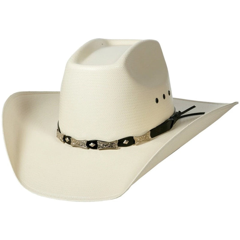 Wild West 100x Brick Crown Straw Cowboy Hat (2S0C805)