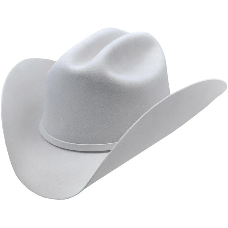 Wild West 4x Gray Felt Cowboy Hat & Customize The Brim Gray  (TX10309)