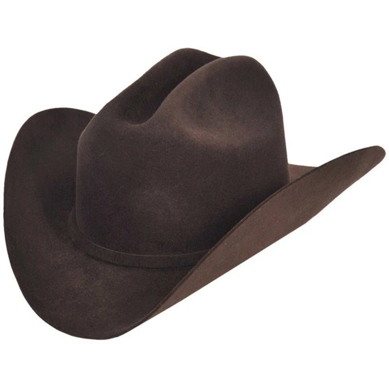 Wild West 6x Brown Beaver Cowboy Hat & Customize The Brim Brown   (TX20307)