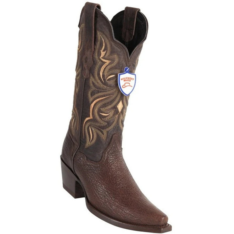 Wild West 2349307 Men's | Color Brown | Women's Wild West Genuine Sharkskin Boots Handcrafted