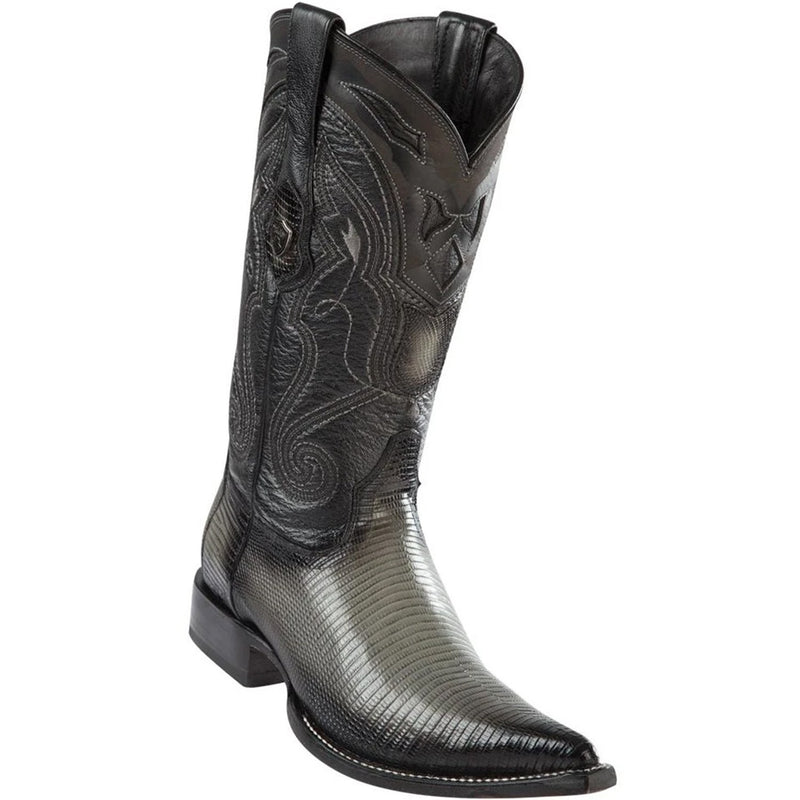 Wild West Boots #2950638 Men's | Color Faded Gray | Men’s Wild West Lizard Boots 3X Toe Handcrafted