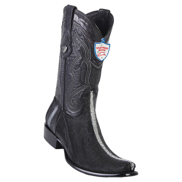 Wild West Boots #2791105 Men's | Color Black | Men's Wild West Stingray Boots Full Rowstone Dubai Toe Handmade
