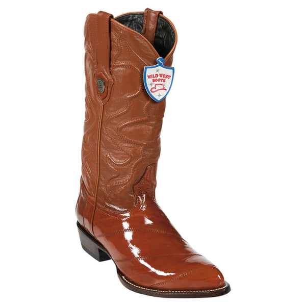 Wild West 2990803 Men's | Color Cognac | Men's Wild West Eel J Toe Boots Handcrafted