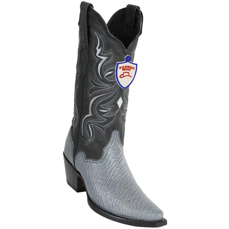 Wild West 2349309 Men's | Color Gray | Women's Wild West Genuine Sharkskin Boots Handcrafted