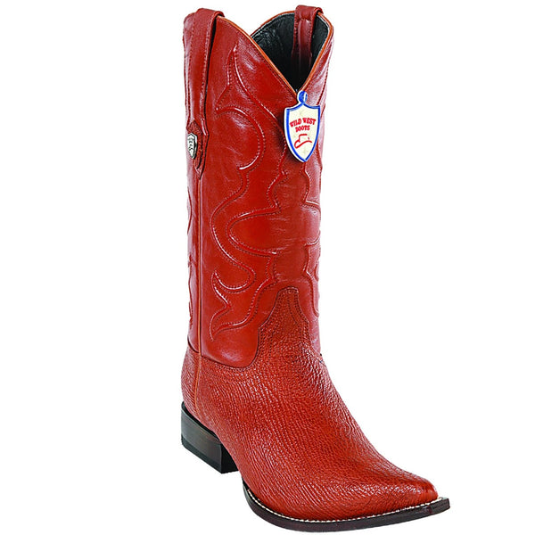 Wild West 2959303 Men's | Color Cognac | Men's Wild West Sharkskin 3x Toe Boots Handcrafted